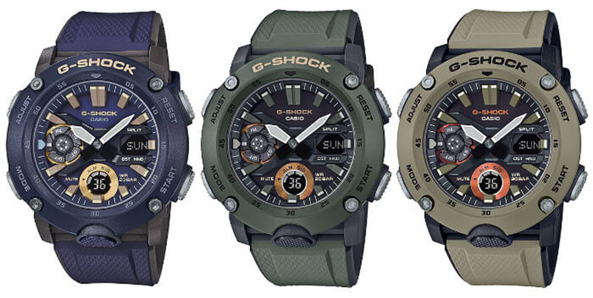 GA-2000 G-Shock Military Color Series